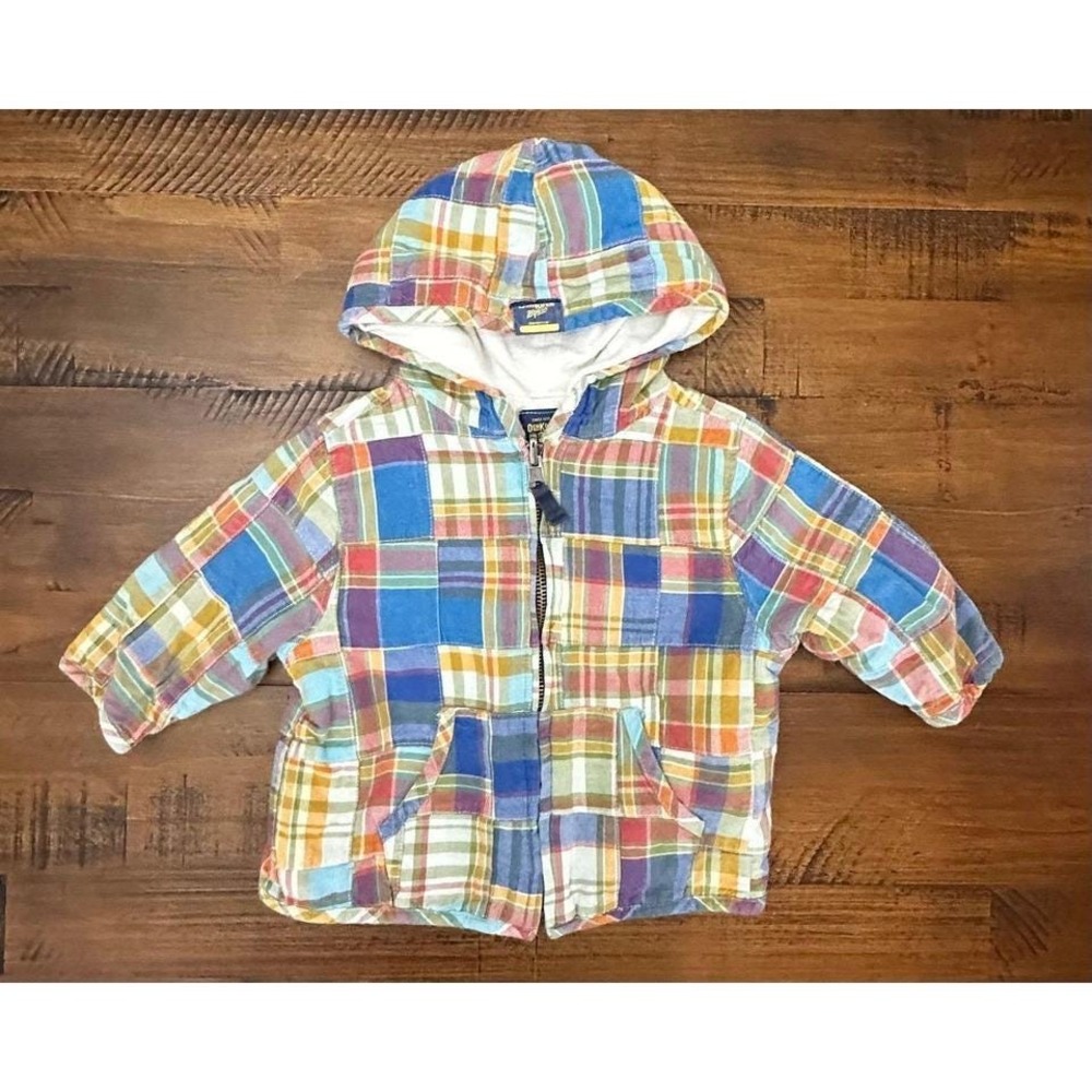 Vintage‎ Oshkosh Boys Jacket Infant 12 Months Patchwork